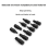 10Pcs Screw Extractor Kit Damaged Remover Set Metal Easy Out Drill Bits Broken Bolt Stud Multi-Spline 3