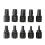 10Pcs Screw Extractor Kit Damaged Remover Set Metal Easy Out Drill Bits Broken Bolt Stud Multi-Spline 2