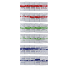Sachets de 30 tampons de solution de poudre de pH pour étalonnage (PH 4,00/PH 6,86/PH 9,18)