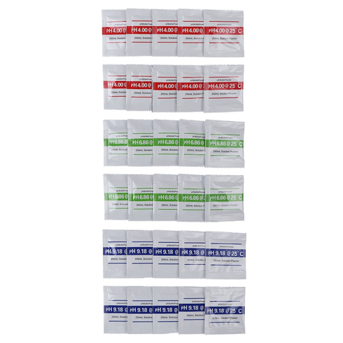 Sachets de 30 tampons de solution de poudre de pH pour étalonnage (PH 4,00/PH 6,86/PH 9,18) 1