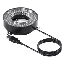 Mikroskop LED Ring Licht Illuminator Lampe 64 Pcs Einstellbare USB für PCB Löten Reparatur