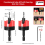 2PC Woodworking Limit Countersink Drill Non Slip Hexagonal Shank with Bearing Adjustable Step Screw Opener 3