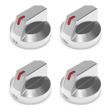4 Stück DG94-03500A/Z Ersatzknöpfe für Herd, für Range-Modelle NE63T8111SS NE63T8311SS NE63T8751SS