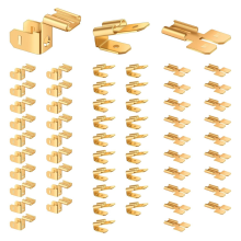60-teiliges Set mit elektrischen Flachstecker-Verteilern, 1/4 Zoll, 2 männliche und 1 weibliche Laschen, Schnelltrennverbinder