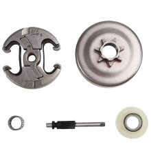 Per 340 345 350 Kit tamburo frizione Motosega Pignone Cuscinetto ad aghi Ingranaggio pompa olio