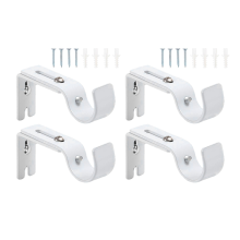 4 stücke Einstellbare Metall Römischen Stange Klammern Vorhang Zubehör Universal Halter