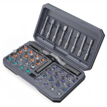 Set di cacciaviti a cricchetto, set magnetico 42 in 1 con impugnatura smontabile, strumento di riparazione fai da te multiuso