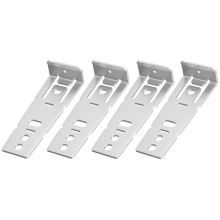 Staffa di montaggio per piano di lavoro per lavastoviglie 4 pezzi WD01X21740, staffa per lavastoviglie, sostituisce WD01X10598, PS11700868