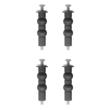 4 Pack Universal Toilet Seat Screws for Top Tightening Nut Hardware Kit Fit Standard- and More