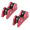 Billard Queue Schaft Geradheit Tester Billard Roller Richt Inspektion Werkzeug Rot 2