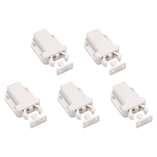 5PCS Möbelschloss Schrank Touch Latch mit Funktion Push to Open Catch für Schrank Kleiderschrank