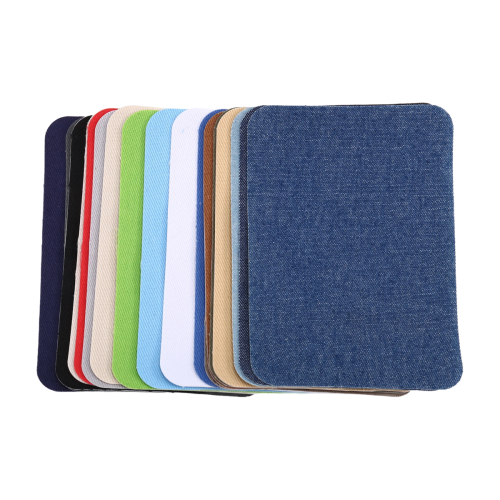 19 toppe termoadesive per riparazione di indumenti, jeans esterni, kit per cucire jeans 2