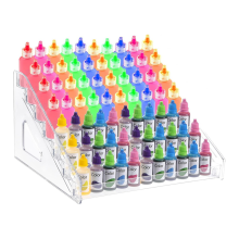 Transparante acrylverf organizer (7 lagen), verffles organizer, acryl opberg organizer, hobbyrek