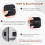 Refrigerator Lock, Combination Lock for Cabinets, Drawers, Heavy Duty Fridge Safety 4 Pack 8