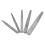 5 PCS Screw Extractor Set,Square Type Straight Fluted Set Easy Out Removal Tool 4