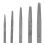 5 PCS Screw Extractor Set,Square Type Straight Fluted Set Easy Out Removal Tool 7