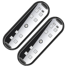 2 luci di avvertimento per portiera auto a LED colorate anti-apertura automatica di sicurezza