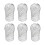 6 Pack Gutter Guards, Downspout Aluminum Guards Screen Filters, Protectors 1