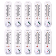 Indoor Thermometer Hygrometer Zeiger Wand Vertikale Rote Wasser Lange Weiße Bar Hängen
