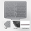 Silicone Tableware Drain Mat, Anti Slip Sink Slope Guide Bowl Dish Drying Filter Mat 7