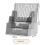 A4 File Display Clear Storage Box Office Single Layer Desktop Sorter Pocket Booklet and Brochure Holder Gray 3