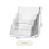 A4 File Display Clear Storage Box Office Single Layer Desktop Sorter Pocket Booklet and Brochure Holder White 3