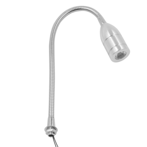 3WAC 12V 24V LED Tool Light Flexible 30cm Workshop Work Silver for CNC Machine Rework Welding 2