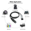 USB naar interface-adapterkabel voor podiumdisco moving head-licht computer pc DMX512-controller signaalconversie 6