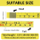 10 Packs Self Adhesive Measuring Tape Measure Stick on (12 Ft,Yellow) 6
