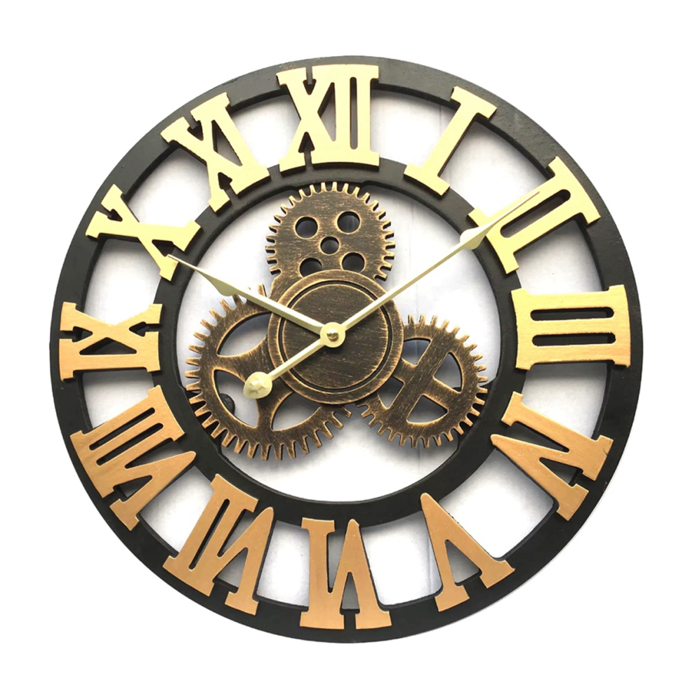 Orologio Da Parete Gear Retro Stile Industriale Europeo Stanza Ufficio Bar Decorazione Artistica