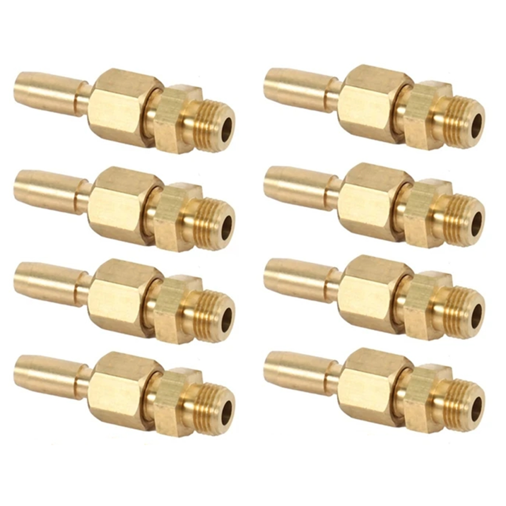Ugelli Per Fontane D'acqua A Spruzzo In Ottone Da 8 Pezzi Da 1/8 Di Pollice, Ugelli Universali Per Tende, Decorazioni Per Paesaggi