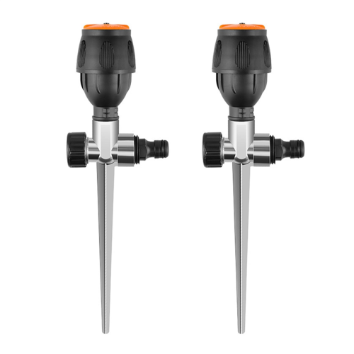2pack Gear Drive Sprinkler, 360-Degree Automatic Sprinkler for Efficient Lawn Watering