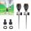 2pack Gear Drive Sprinkler, 360-Degree Automatic Sprinkler for Efficient Lawn Watering 8