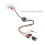 Mobiele telefoon reparatiekabel USB-voeding opstartlijn DC-voeding Multifunctioneel 5