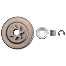 Kit frizione 7T, tamburo, pignone, rondella, clip a E per motosega MS170 MS180 MS210 MS230 MS250 017 018 021 023 025