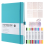 Kit de journal à points, carnet A5 à couverture rigide, pages numérotées, kit de journalisation à points pour débutant, bleu 3