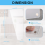 Dimensional Magnetic Transparent Acrylic Weekly Plan Notes Message Board Erasable DIY Refrigerator Sticker 6