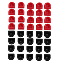 40 PCS Wasserdichte Solide Linie Stecker Kabel Rot Schwarz Feste 50A Material Schutz Terminals