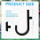 6pc Tool Hooks for / Shed,Premium Plastic Shed Garden Garage Storage Organization Accessories 7