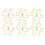 6pcs Plant Stem Support, Metal Monstera Holder Support Design Bamboo Clamp Set 1