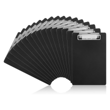 16er-Pack kleine Klemmbretter 6 x 9 Zoll Mini mit Stifthalter Clip A5 Memo Klemmbrett