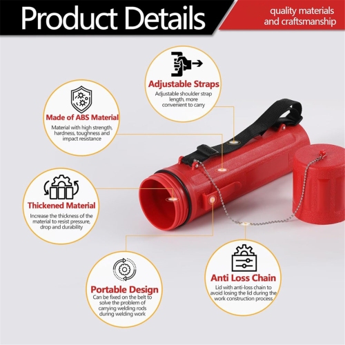 2PCS Welding Rod Storage Tube 14Inch Electrode Container Waterproof Holder 2