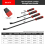 Pry Bar Crowbar Strike Cap Nail Puller Chisel Car Repair Tool Set Remover Removal Hand Tools 5
