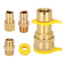 1/2 inch snelkoppelingen voor aardgas, ontkoppelingsset voor propaanslang, voor grill- en verwarmingsgenerator