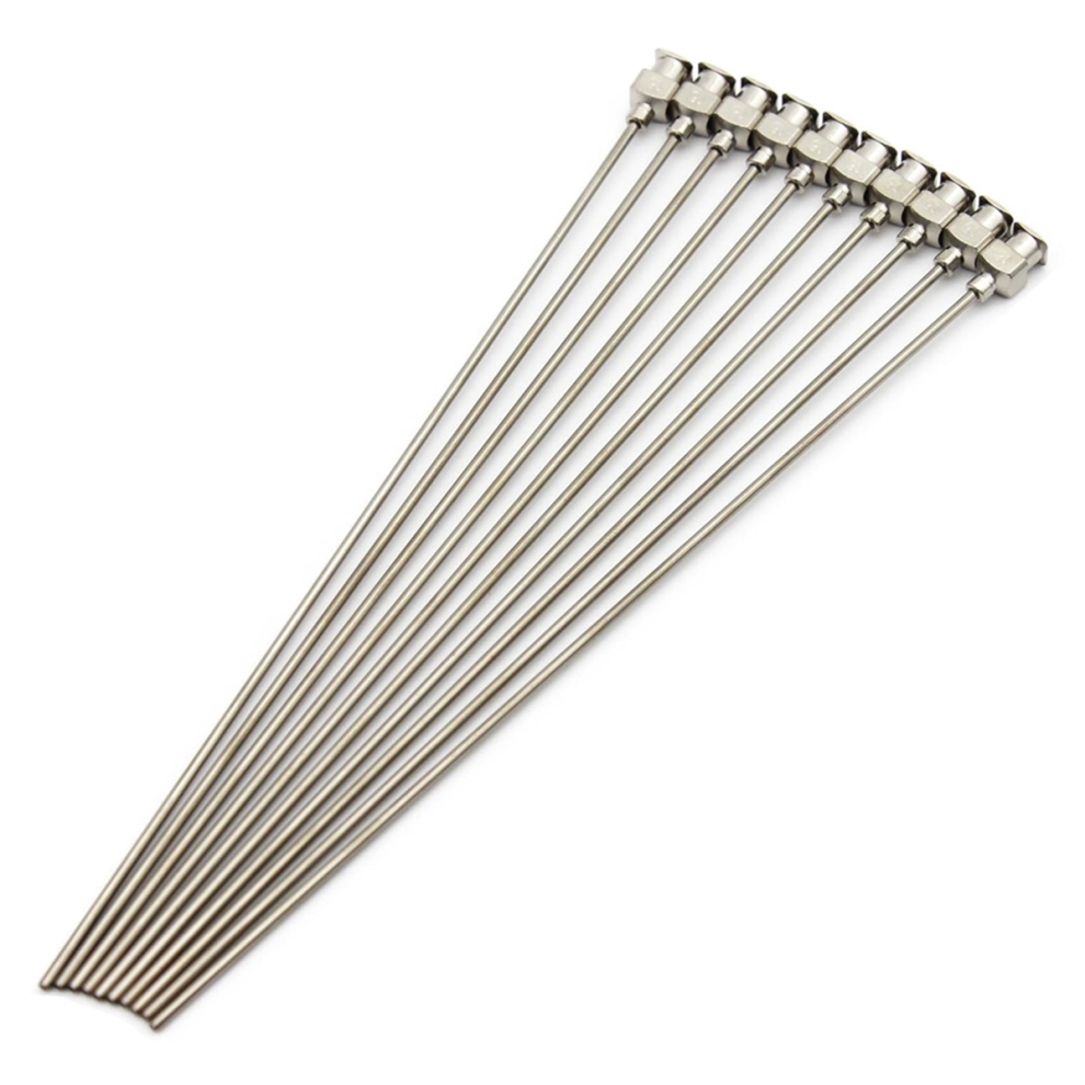 10 Pezzi Di Ago Di Erogazione Da 6 Pollici In Acciaio Inossidabile Con Punta Smussata, Aghi Con Connettore Luer 16G-image