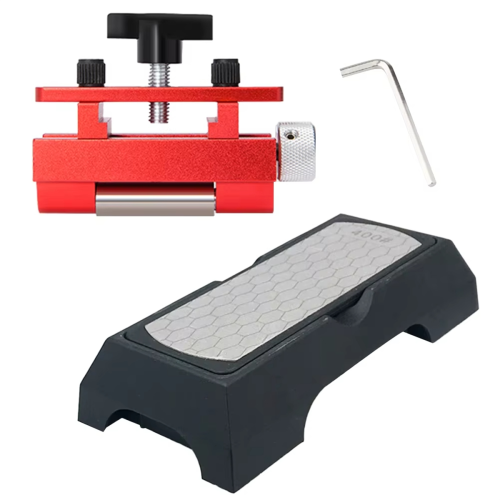 Honing Guide Edge Sharpening Jig with Stone Chisel Wood Fixing Bracket for Metal 1