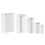 5 Pcs Silicone Resin Molds Set with Wooden Support, Large Rectangle Epoxy Casting for DIY Decor 2