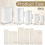 5 Pcs Silicone Resin Molds Set with Wooden Support, Large Rectangle Epoxy Casting for DIY Decor 4