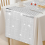 Disco Table Runner Silver Glitter Sequin for 70s 80s Theme Decor 12x71inch 6
