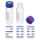 2ml Autosampler Vial, HPLC/ Vials 9-425 Lab Clear Sample Vial Screw Cap Writing Patch 200PCS 1